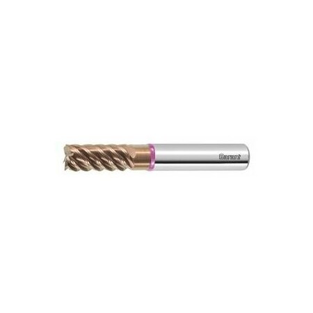 Garant Master Ni-Based Solid Carbide Torus End Mill, TiAlN Coated, 12/1.0 mm 206373 12/1,0